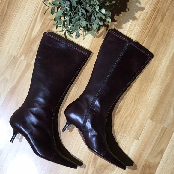J. Crew Leather Boots Size 8H - Picture 4 of 8